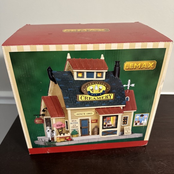 Lemax Village Farmington Creamery Lighted Building Christmas #55935 2013 - Picture 1 of 6
